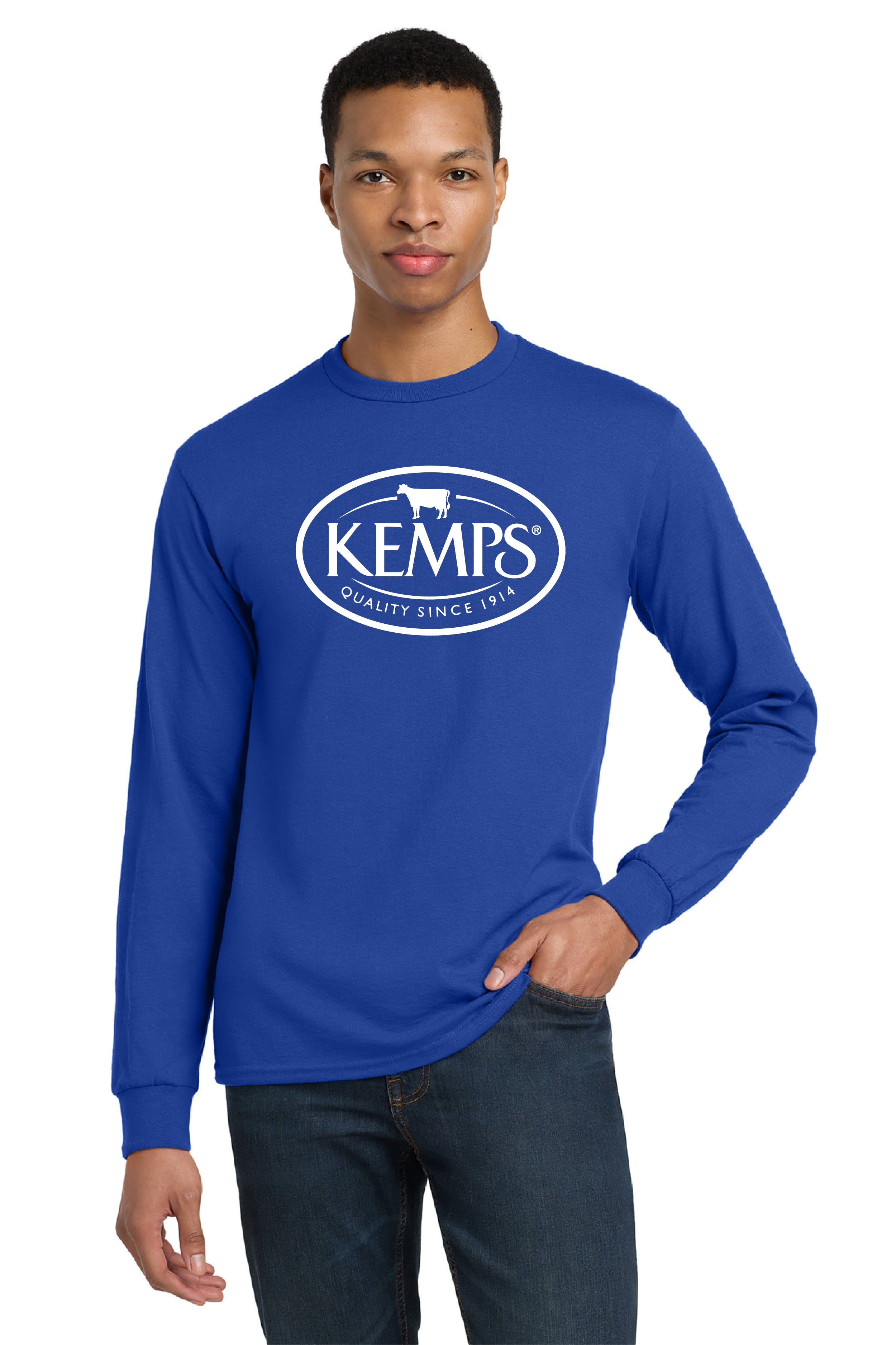 Kemps Gildan® DryBlend® 50 Cotton/50 Poly Long Sleeve T-Shirt
