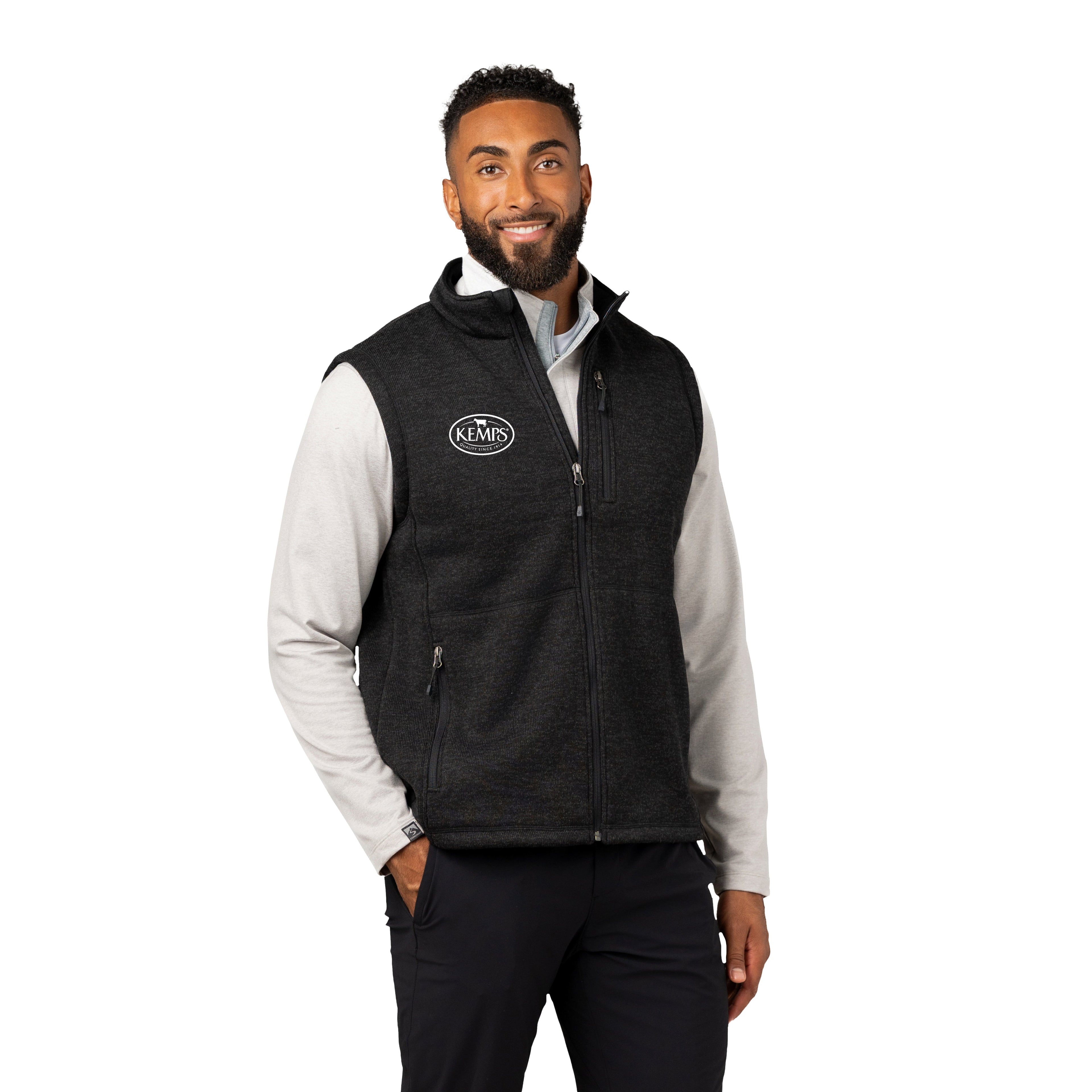 Kemps Storm Creek Men's Overachiever Sweaterfleece Vest