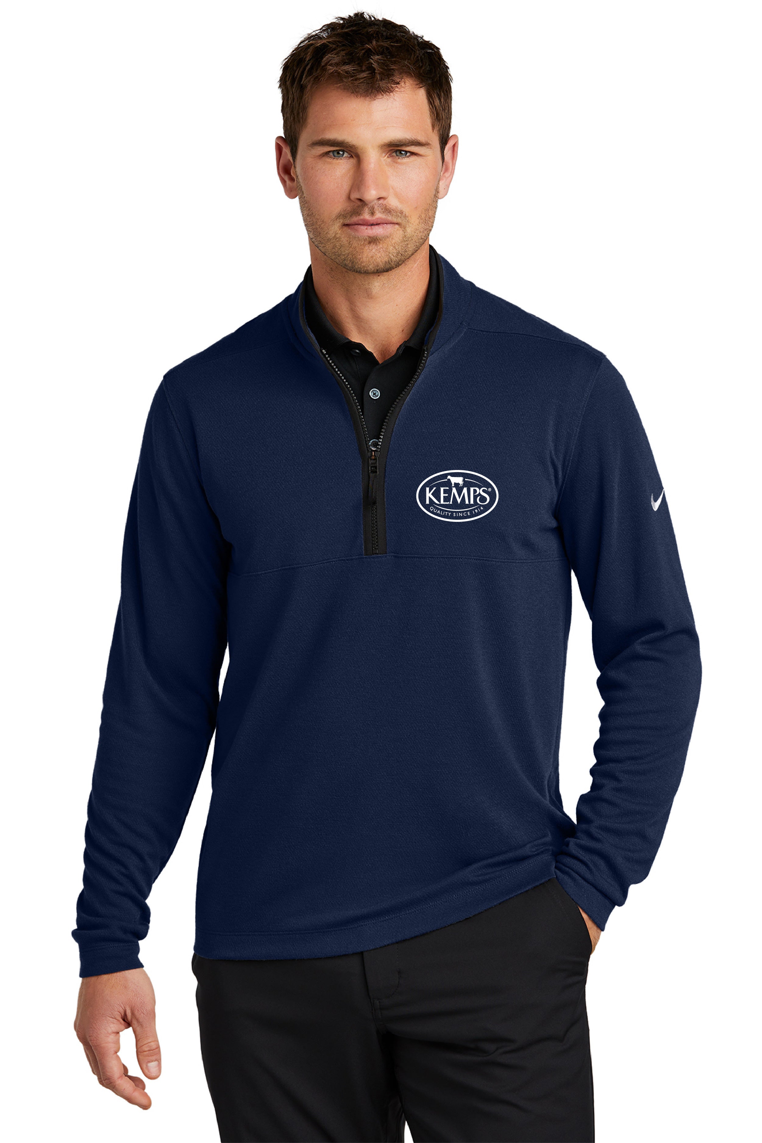 Kemps Nike Textured 1/2-Zip Cover-Up