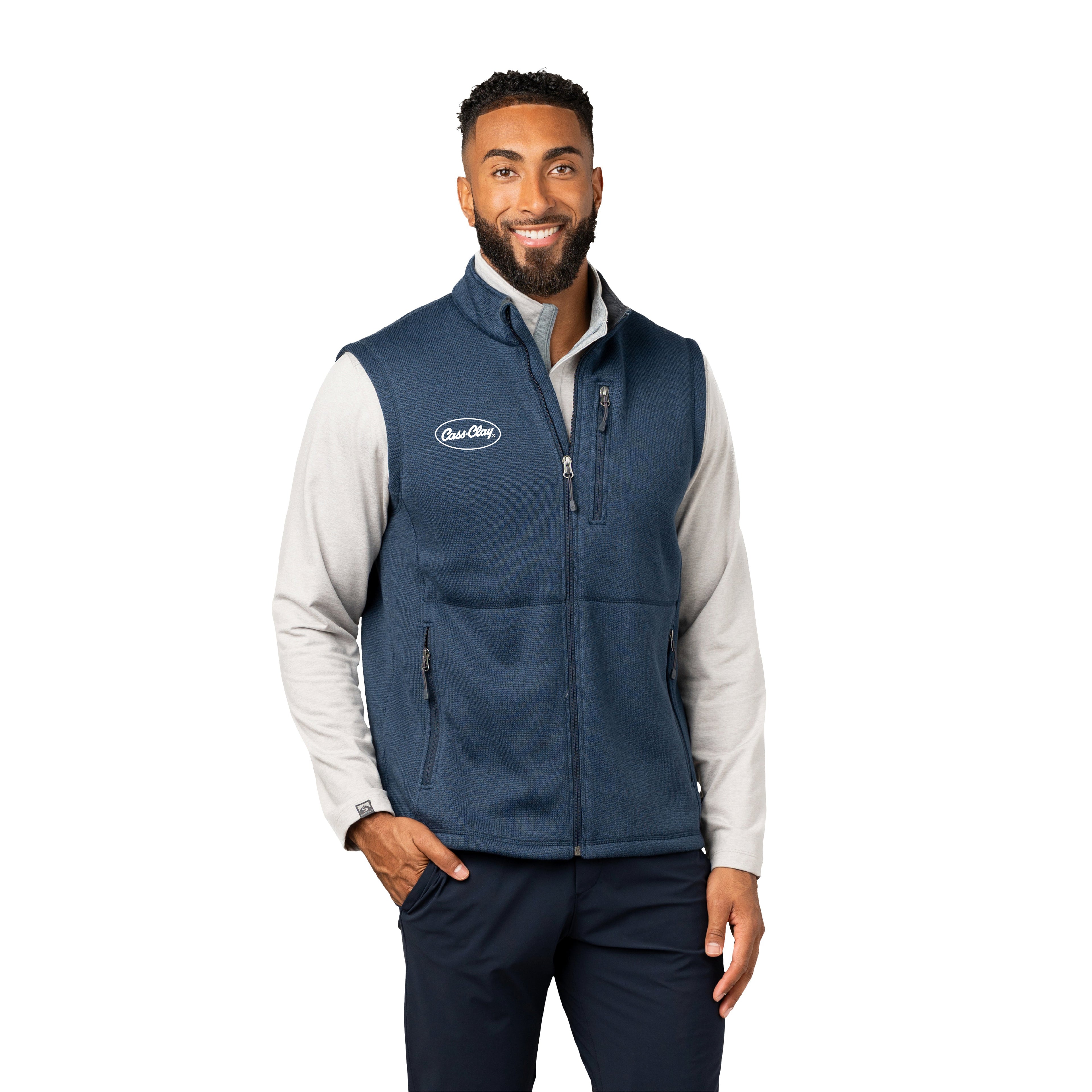 Cass Clay Storm Creek Men's Overachiever Sweaterfleece Vest