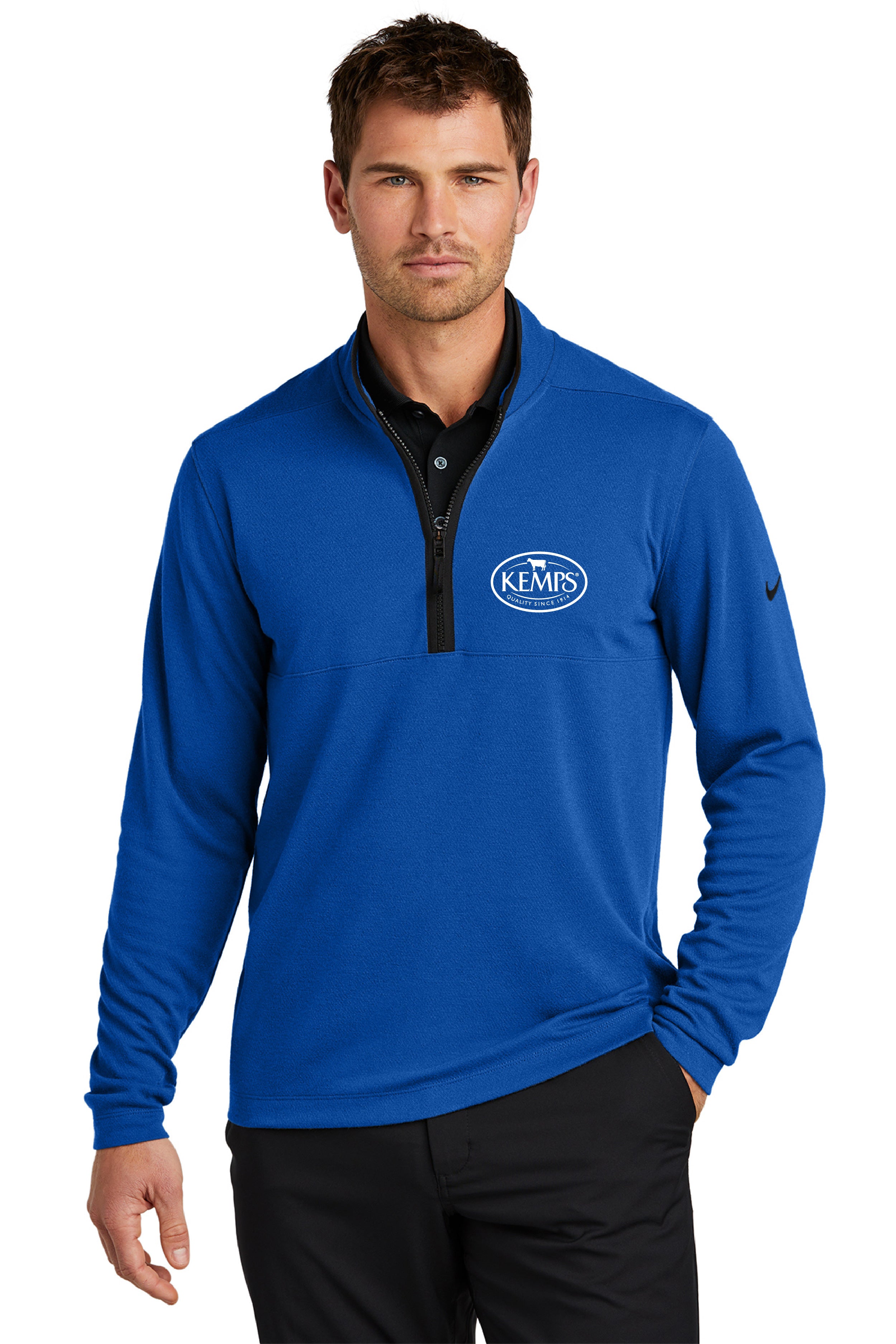 Kemps Nike Textured 1/2-Zip Cover-Up