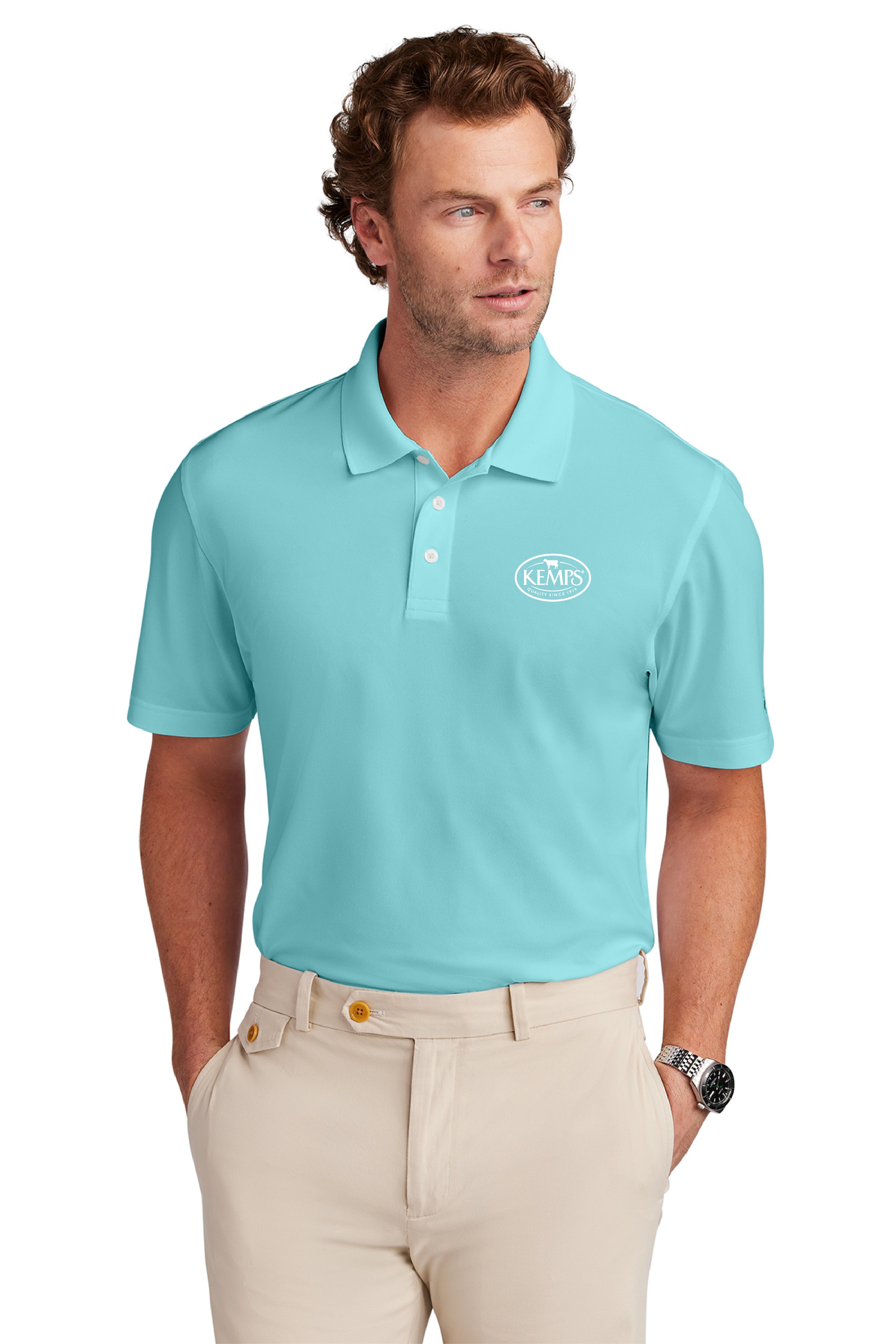 Kemps Brooks Brothers® Mesh Pique Performance Polo