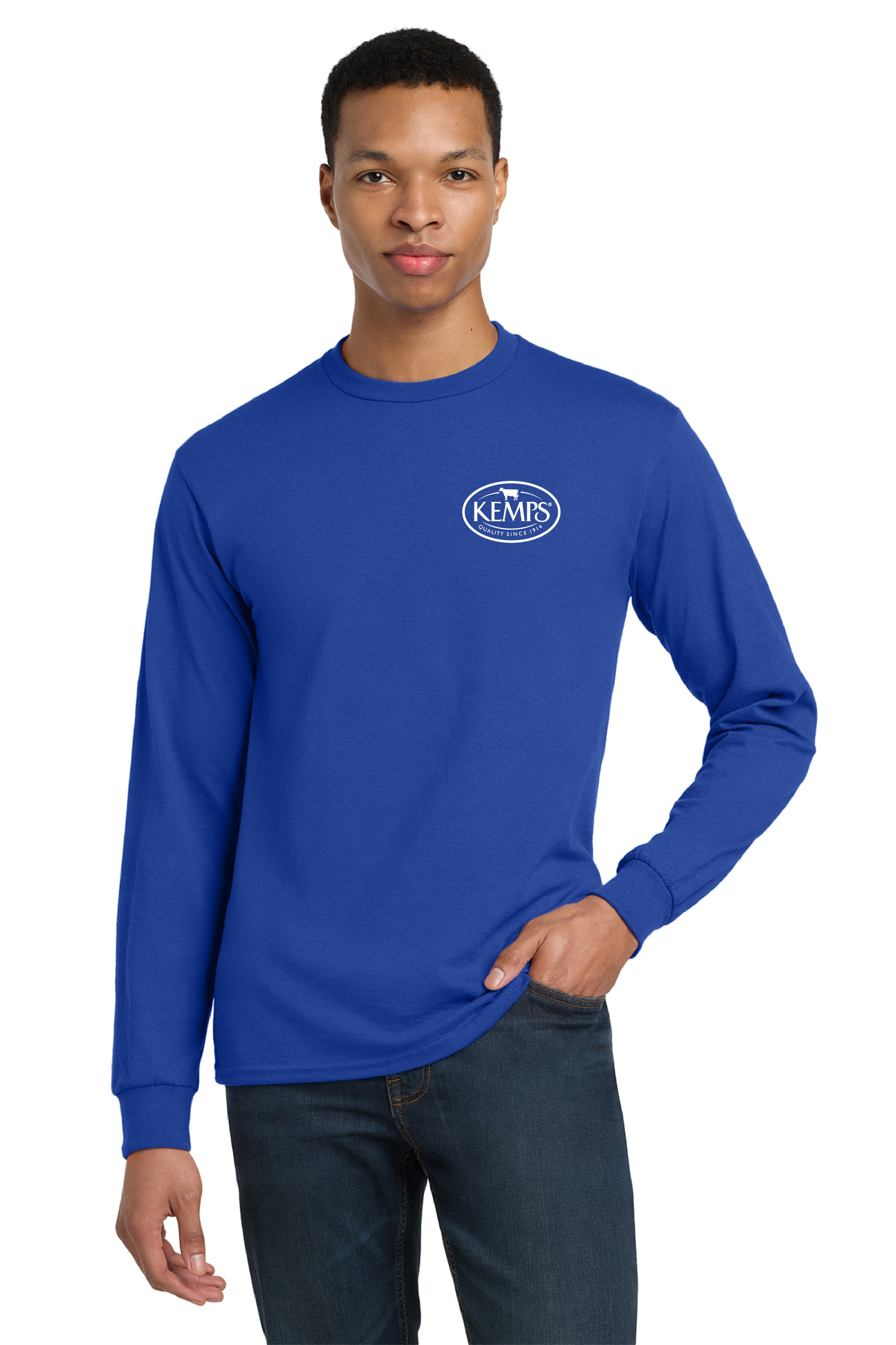 Kemps Gildan® DryBlend® 50 Cotton/50 Poly Long Sleeve T-Shirt