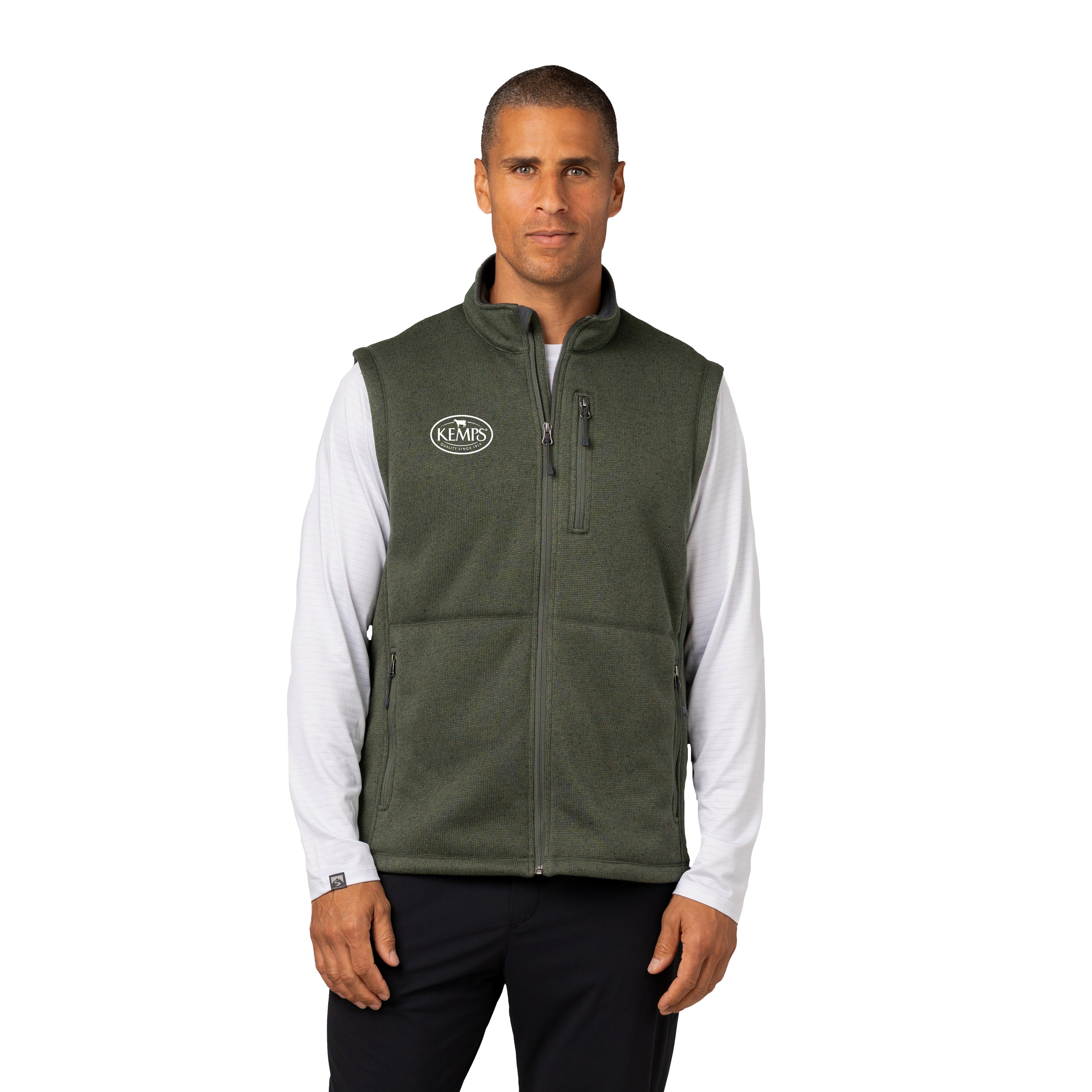 Kemps Storm Creek Men's Overachiever Sweaterfleece Vest
