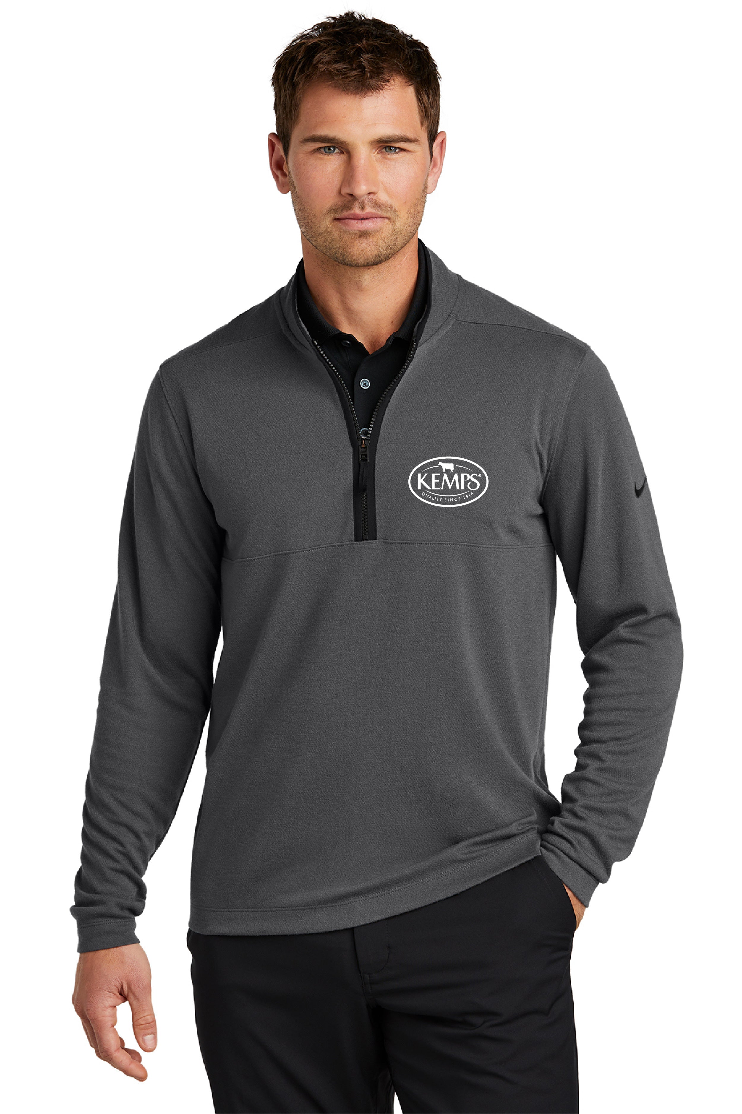 Kemps Nike Textured 1/2-Zip Cover-Up