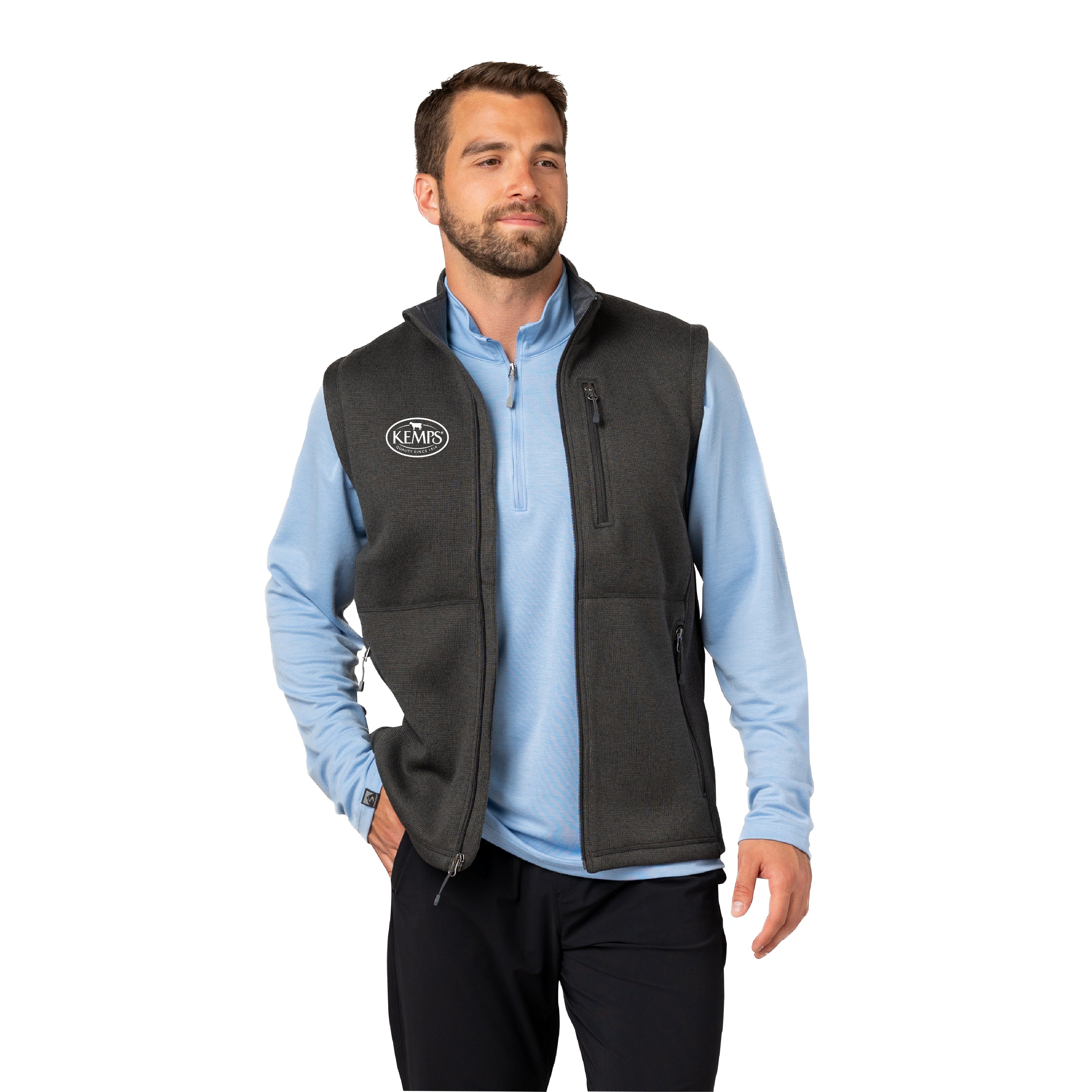 Kemps Storm Creek Men's Overachiever Sweaterfleece Vest