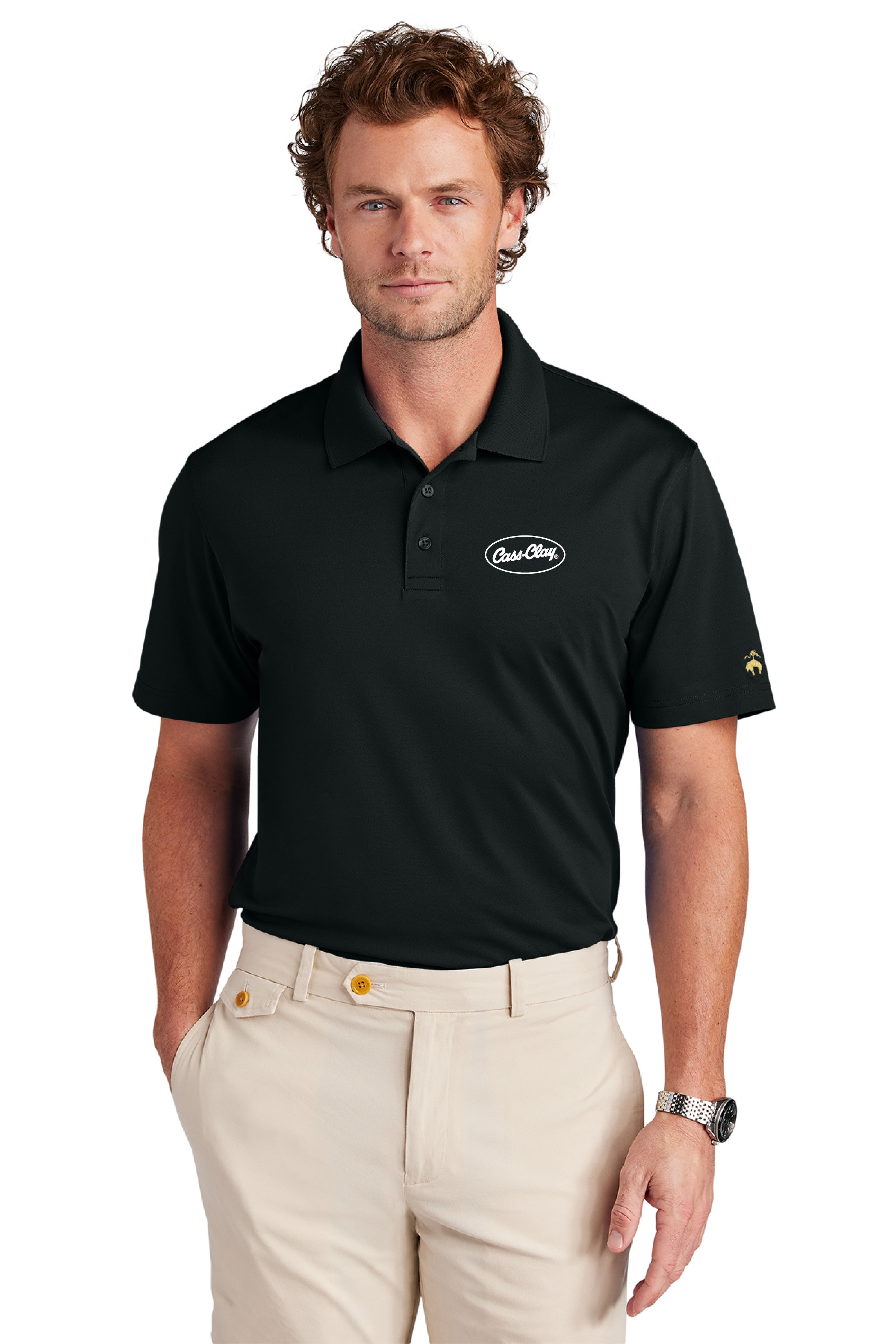 Cass Clay Brooks Brothers® Mesh Pique Performance Polo