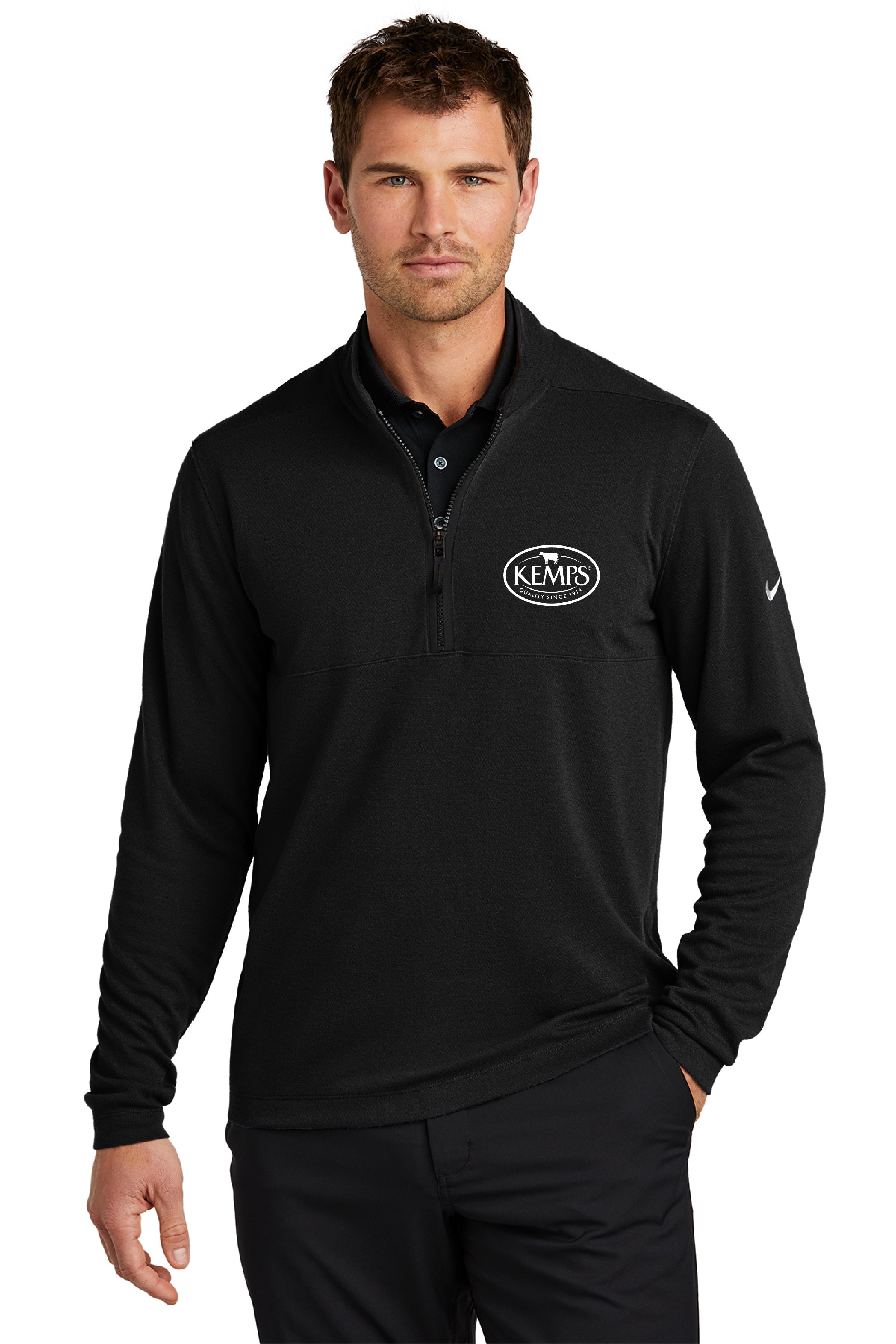 Kemps Nike Textured 1/2-Zip Cover-Up