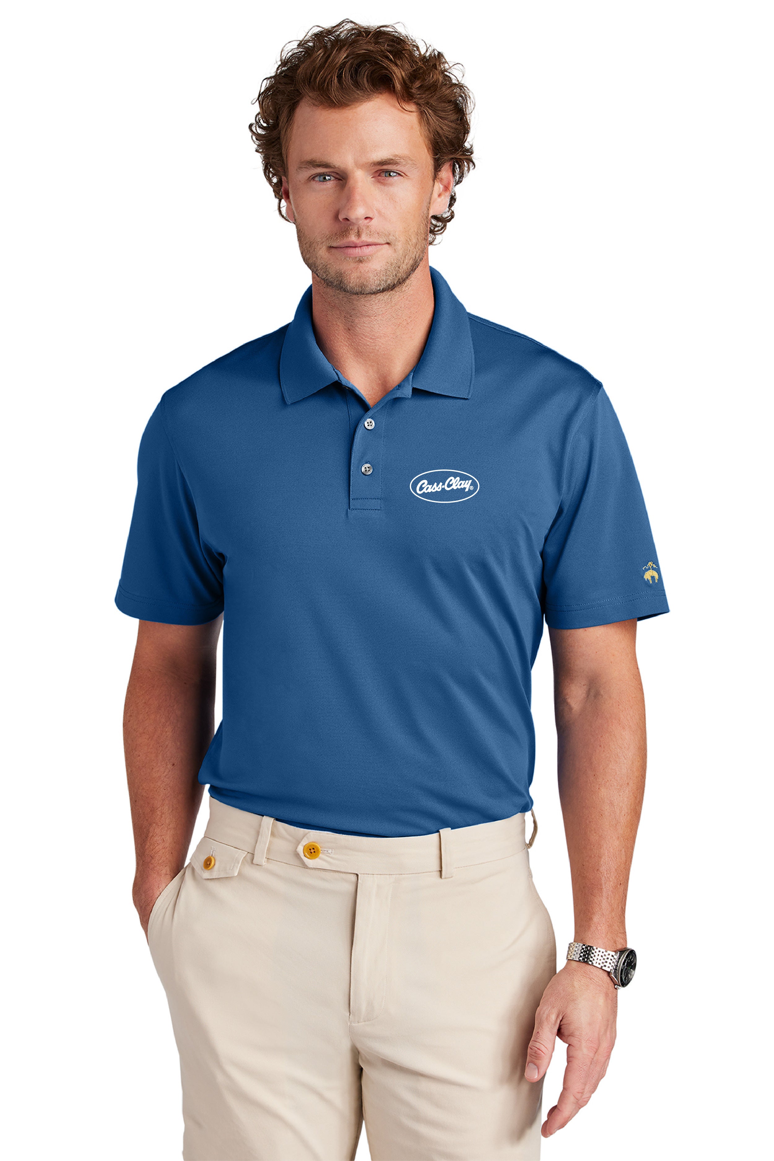 Cass Clay Brooks Brothers® Mesh Pique Performance Polo